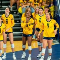 Michigan Secures First Big Ten Victory By Defeating Northwestern In Four Sets